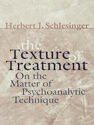 cover image of The Texture of Treatment